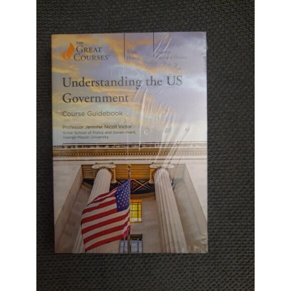 The Great Courses Understanding the US Govt 4 DVDs With Guidebook New Sealed - Picture 1 of 3